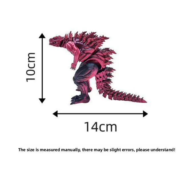 3D Printed Muscle Dinosaur Action Figure Mini Toys Monster Figure Joint Model Movable Rotatable Desktop Ornament Kids Gift 4
