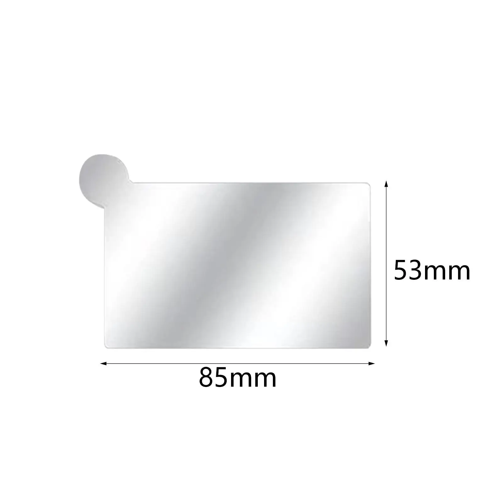 5xMakeup Mirror Purse Mirror Multifunction Mini Miniature Mirror Travel Mirror Yellow