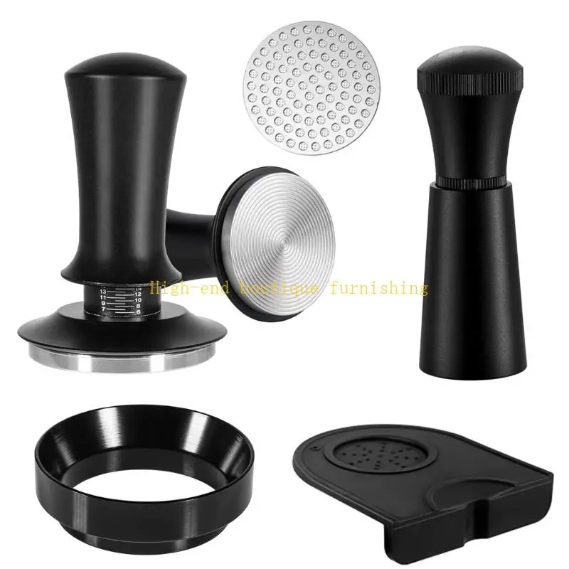 L9NB Coffee Pack 6 Tamper Distributor Channel Drop Tray