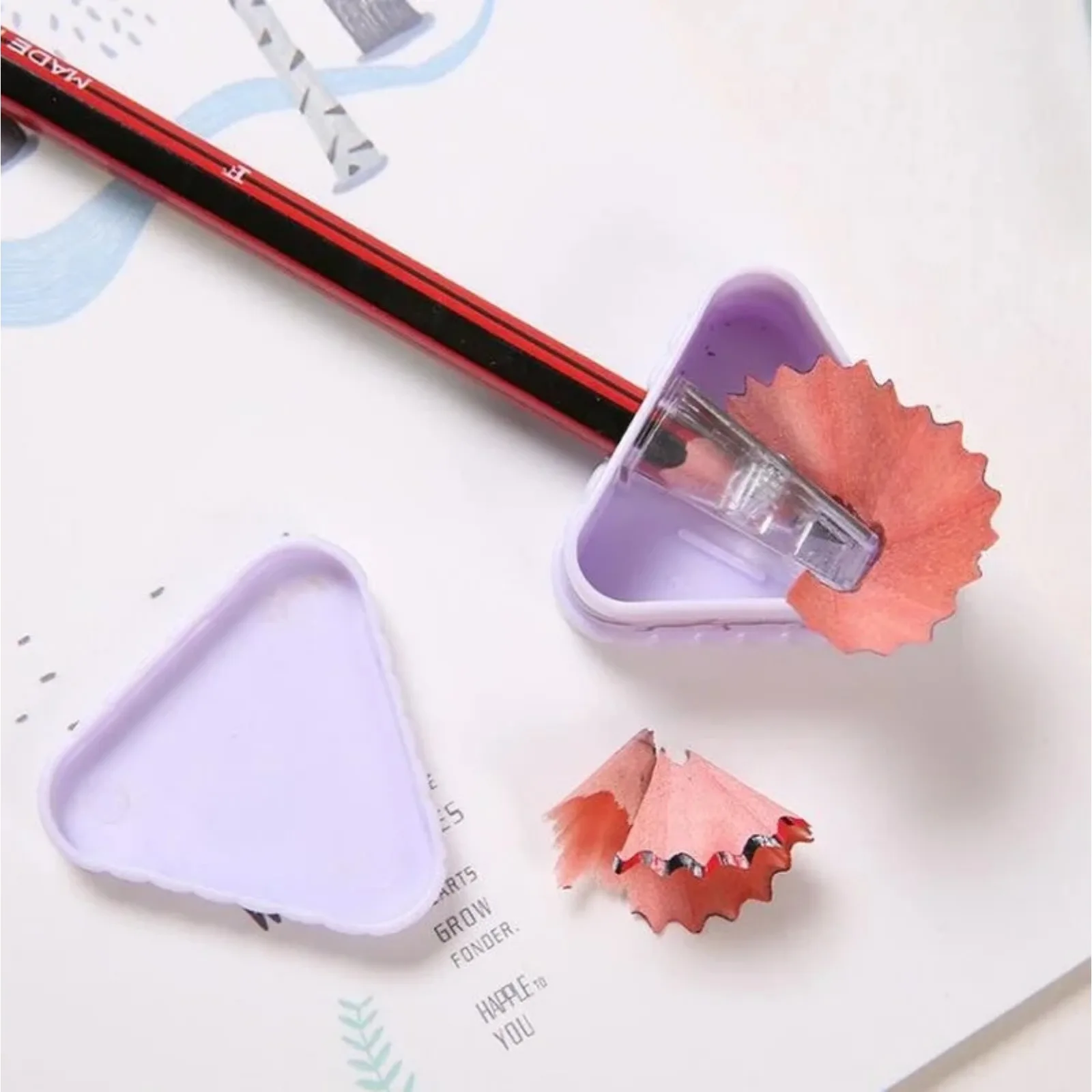 1 Pcs Random Color Pencil Sharpener Kawaii School Supplies Stationery Items Student Prize Kids Gift Sandwich Cookie