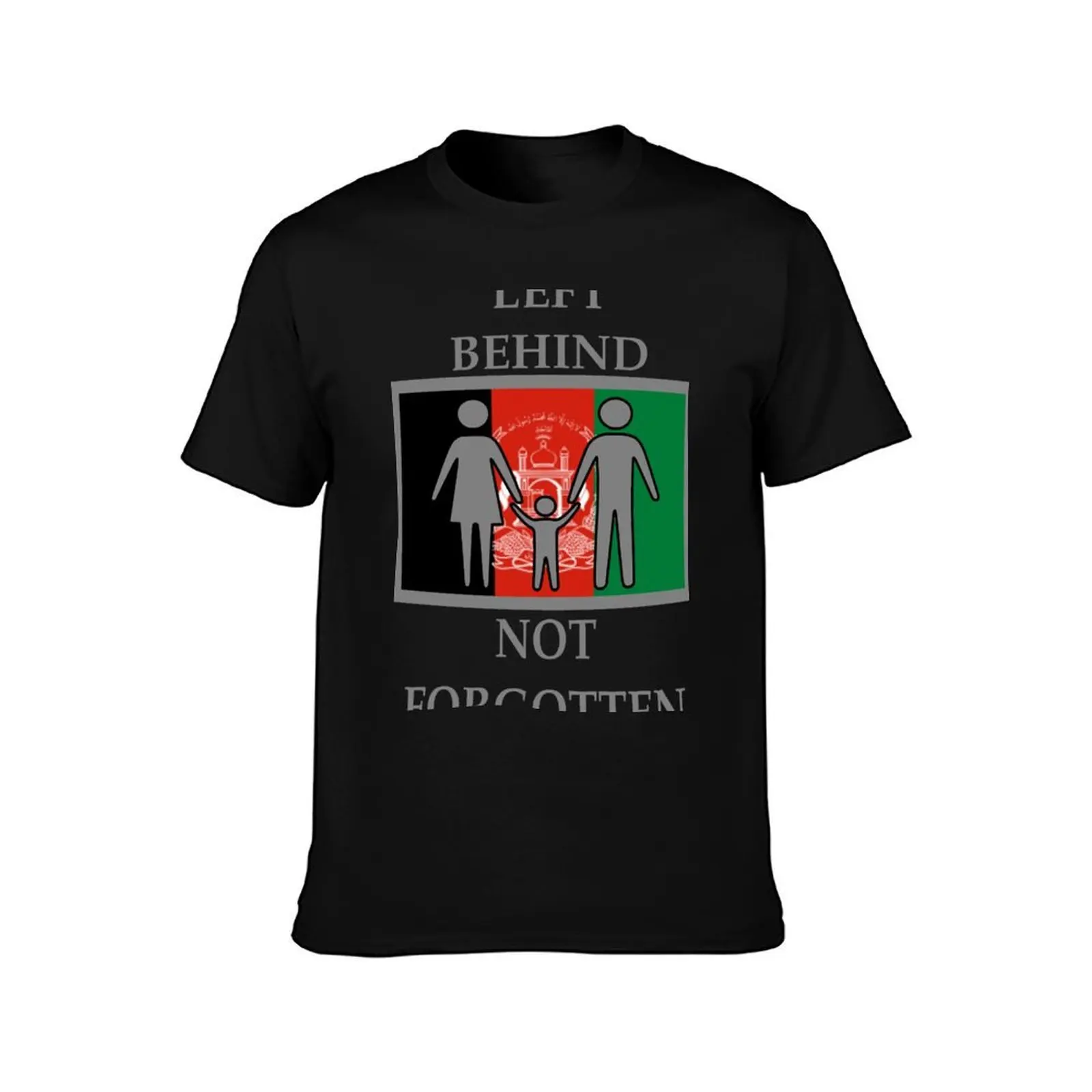 Remembering those left behind, Afghanistan 2021 T-Shirt, Summer Casual Cotton Tee, Oversized Streetwear Tops, Unisex Men Women