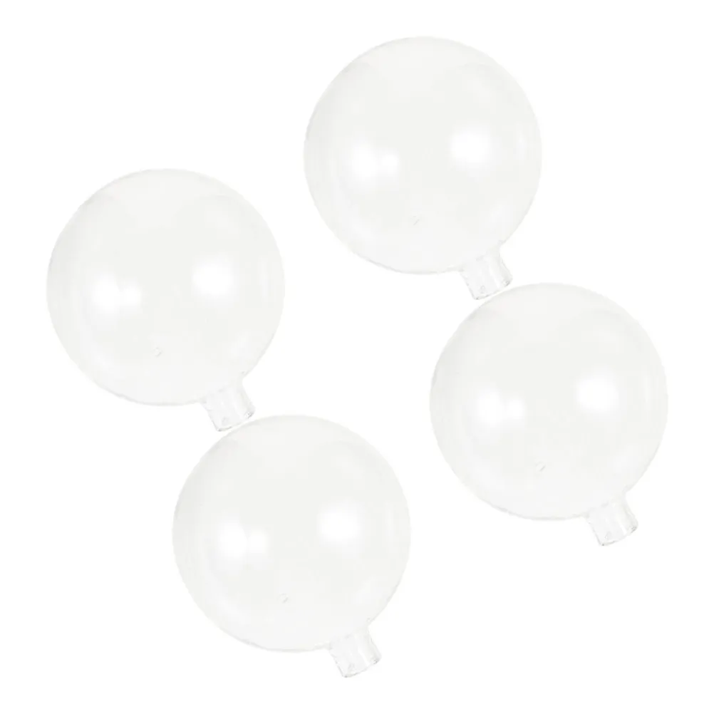 4-個のラウンドガラスグローブランプシェード球形ボールライトシェードモダンポストモダンペンダント天井シャンデリア壁取り付け用燭台器具