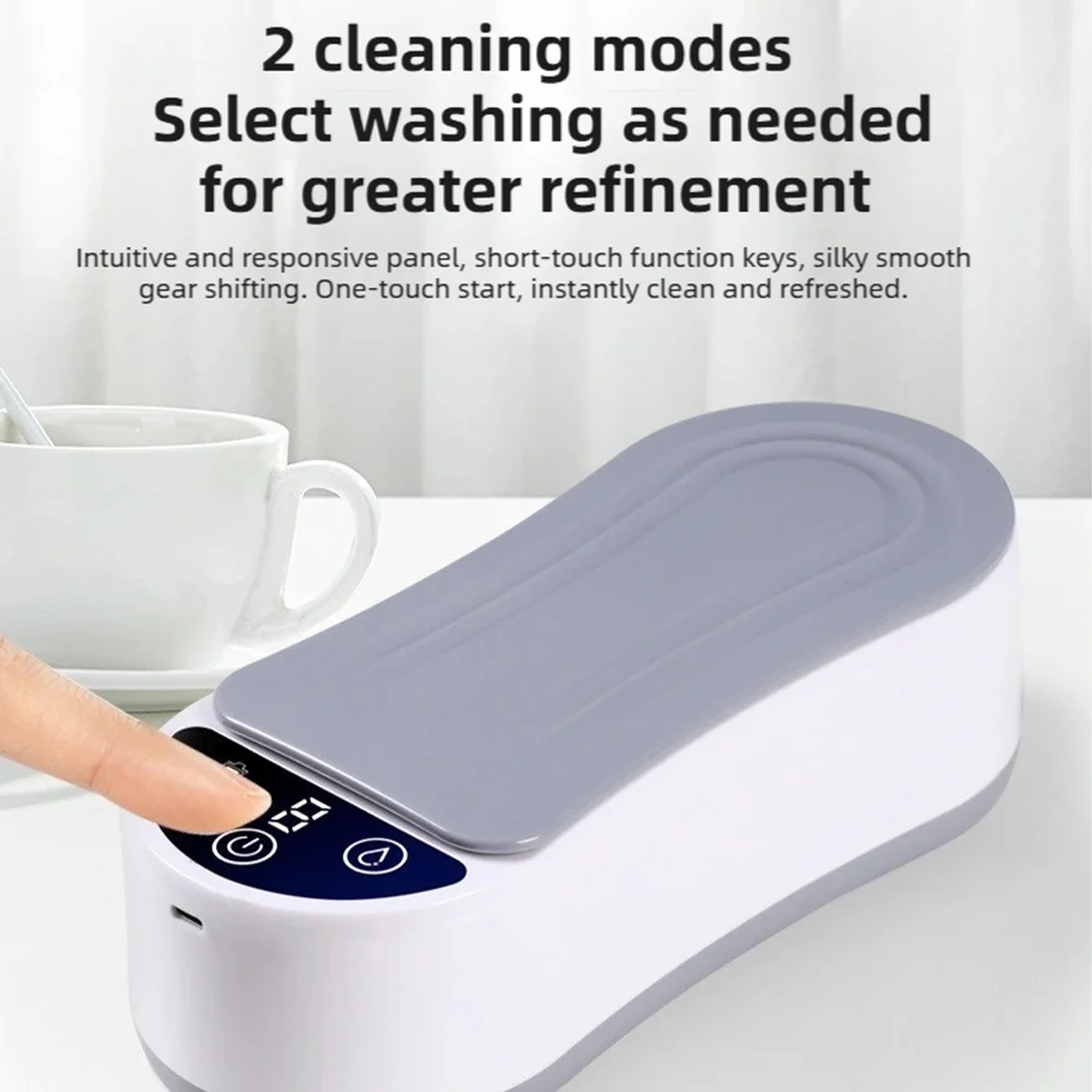 TINSOL Convenient Ultrasonic Cleaner Home Eyeglasses / Jewelry / Jewelry / Watch Multifunctional Electric Cleaning Case