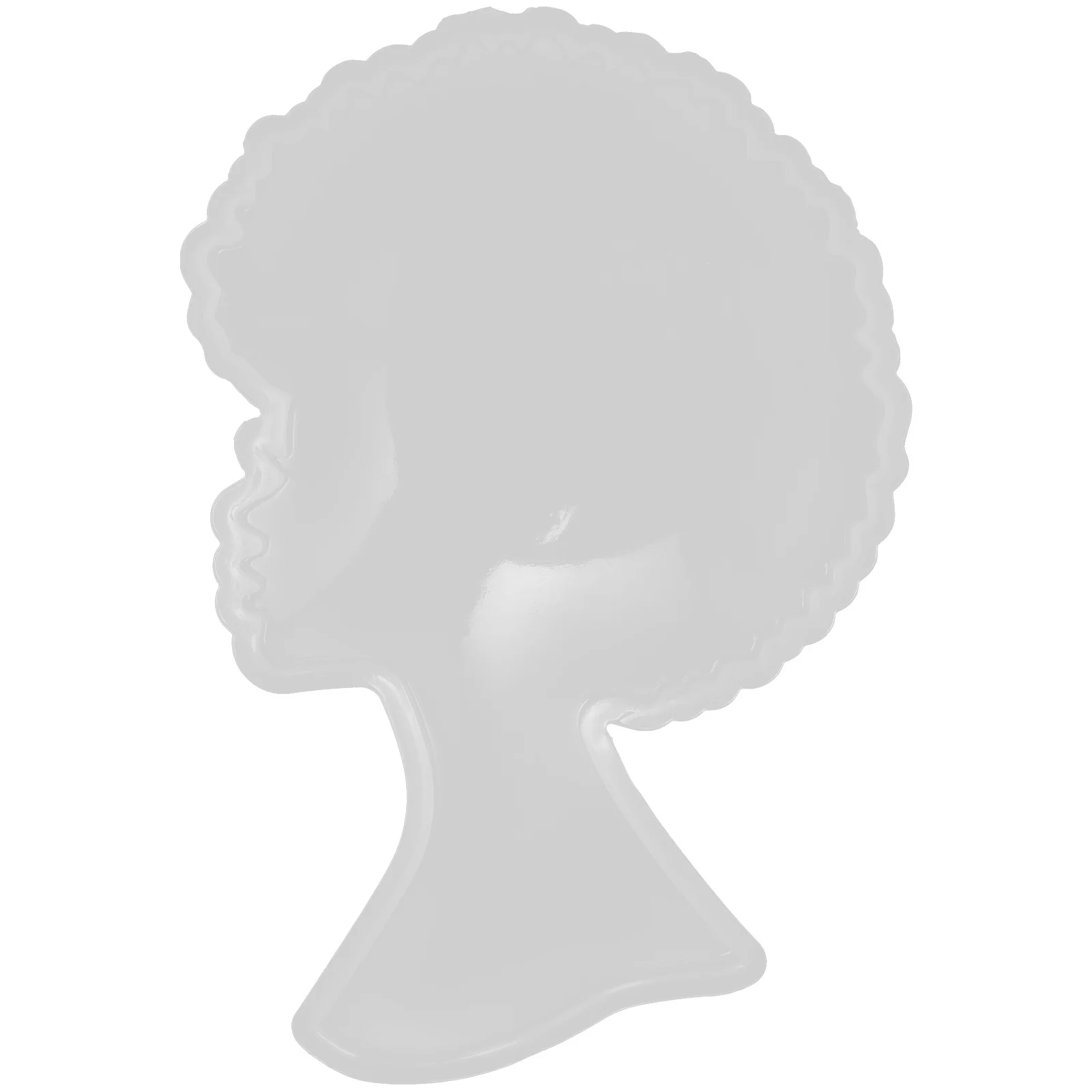 سيليكون سيدة صورة كوستر العفن مرنة قابلة لإعادة الاستخدام كأس حصيرة الصب DIY الراتنج الايبوكسي كوستر كيت وسادة كوب الزخرفية