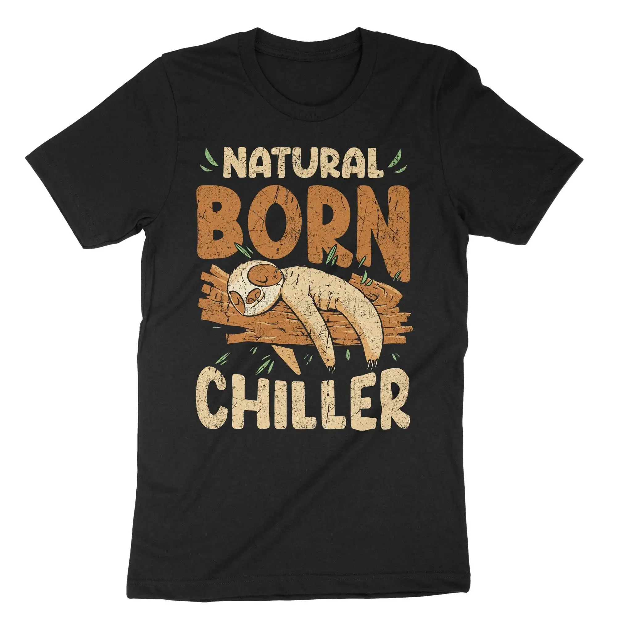 Natural Born Chiller T Shirt Sloth Funny For Lovers Napper Nap Cute