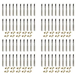 80 Pcs Lyre Harp Tuning Pin Nails With 80 Pcs Rivets Set For Lyre Harp Small Harp Musical Stringed Instrument