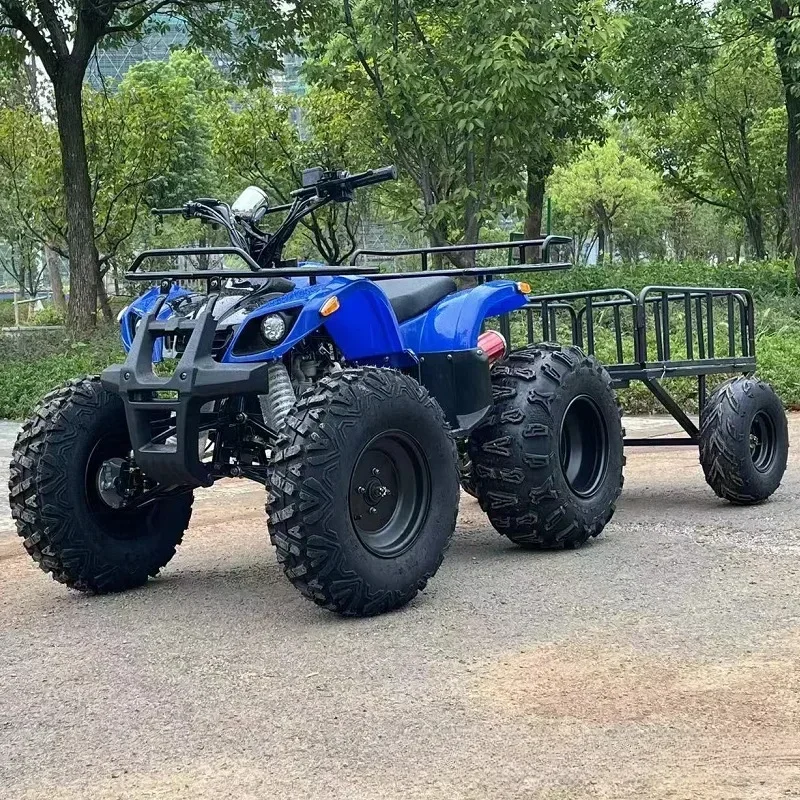 125CC With ShakeATV ATV Farm Cart with Shaking Farm Four-wheel Motorcycle Container All-terrain Vehicle