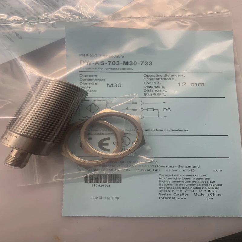 In Stock New Proximity Switch Sensor DW-AS-703-M30-199 Reliable Gold Seller One-year Warranty