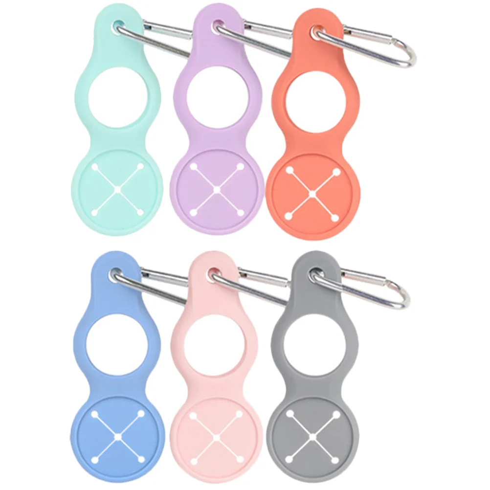 

6 Pcs Mineral Water Bottles Buckle Kettle Outdoor Accessories Silica Gel Camping Supplies