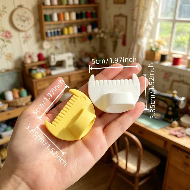 2/4pcs Simple Stitching Tool Set  – Essential DIY Sewing Accessories with 3mm/4mm Dual Spacing.