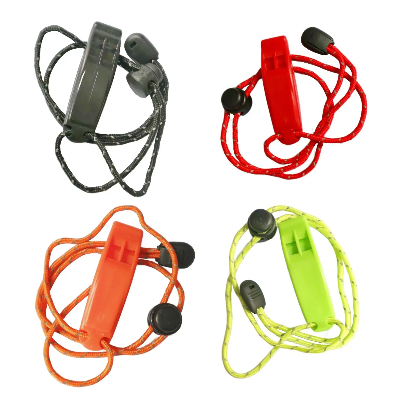 Rope Whistle Lightweight Quick Hang Sports Whistle for Outdoor Camping Kids