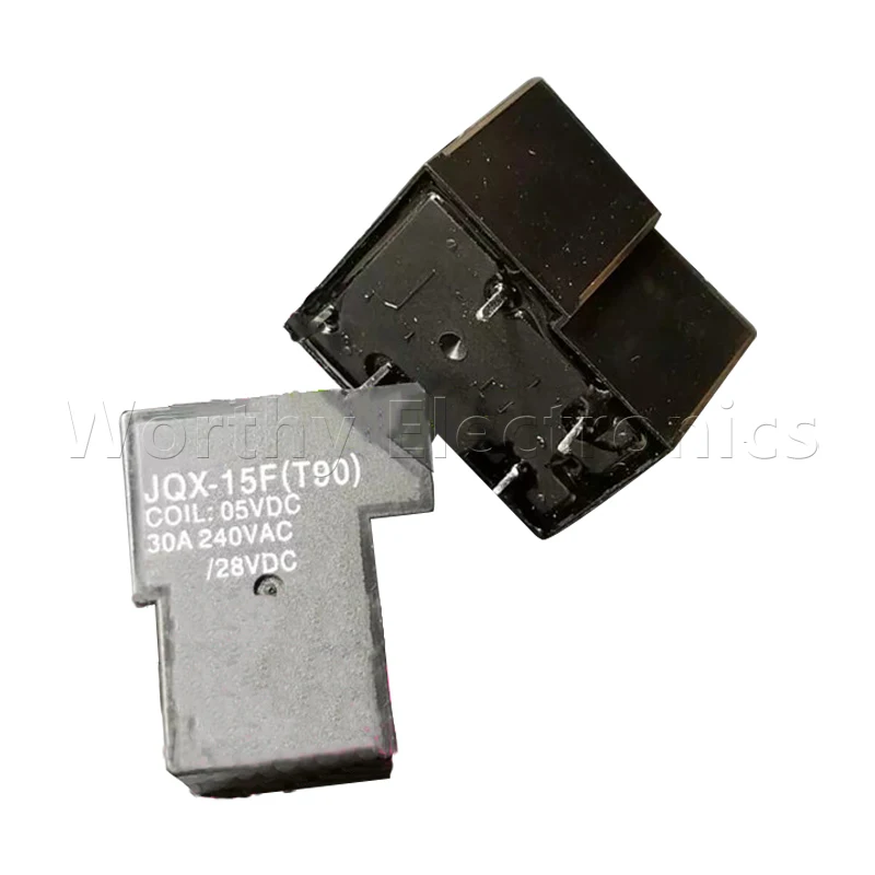 

Free shipping 10pcs/lot relay 5VDC 30A 5PIN JQX-15F(T90) 05VDC