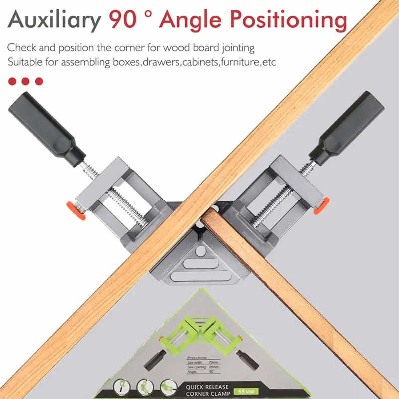 【Alleen vandaag!】Bilderijframe hoekklem haakse klem voor glazen aquariums, stalen buizen, fotolijsten