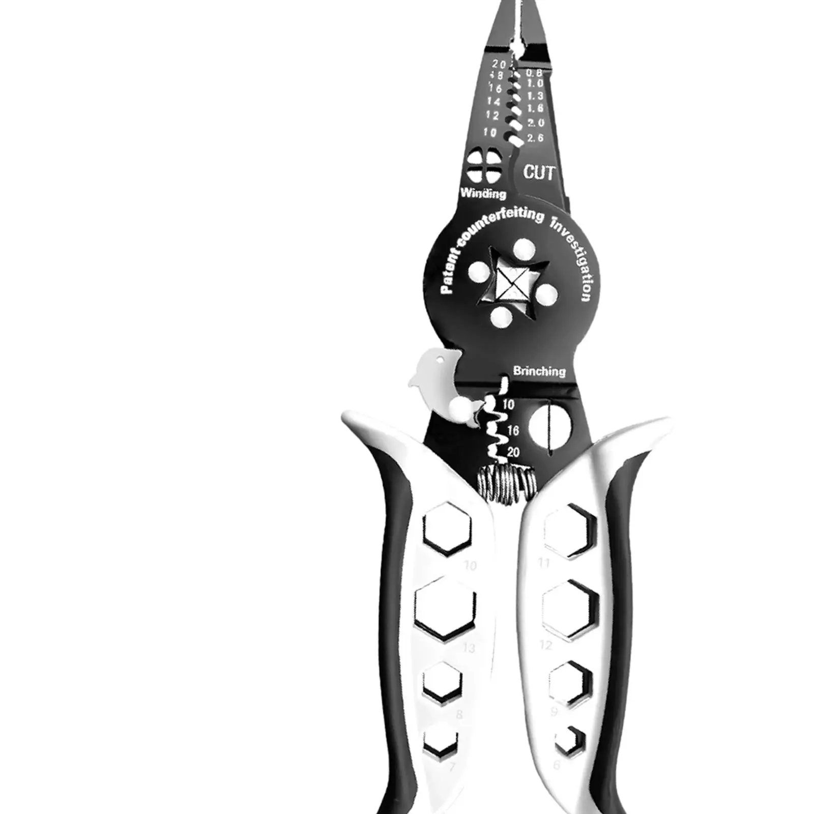 

Wire Stripping Plier Nonslip Wire Stripper Hand Tool Cable Stripping Machine for Home Electricians Crafts Projects