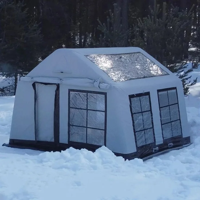 

Hot sale! Large TPU Window Inflatable Air Tube Room Tents for Outdoor Winter Camping- Limited time discount