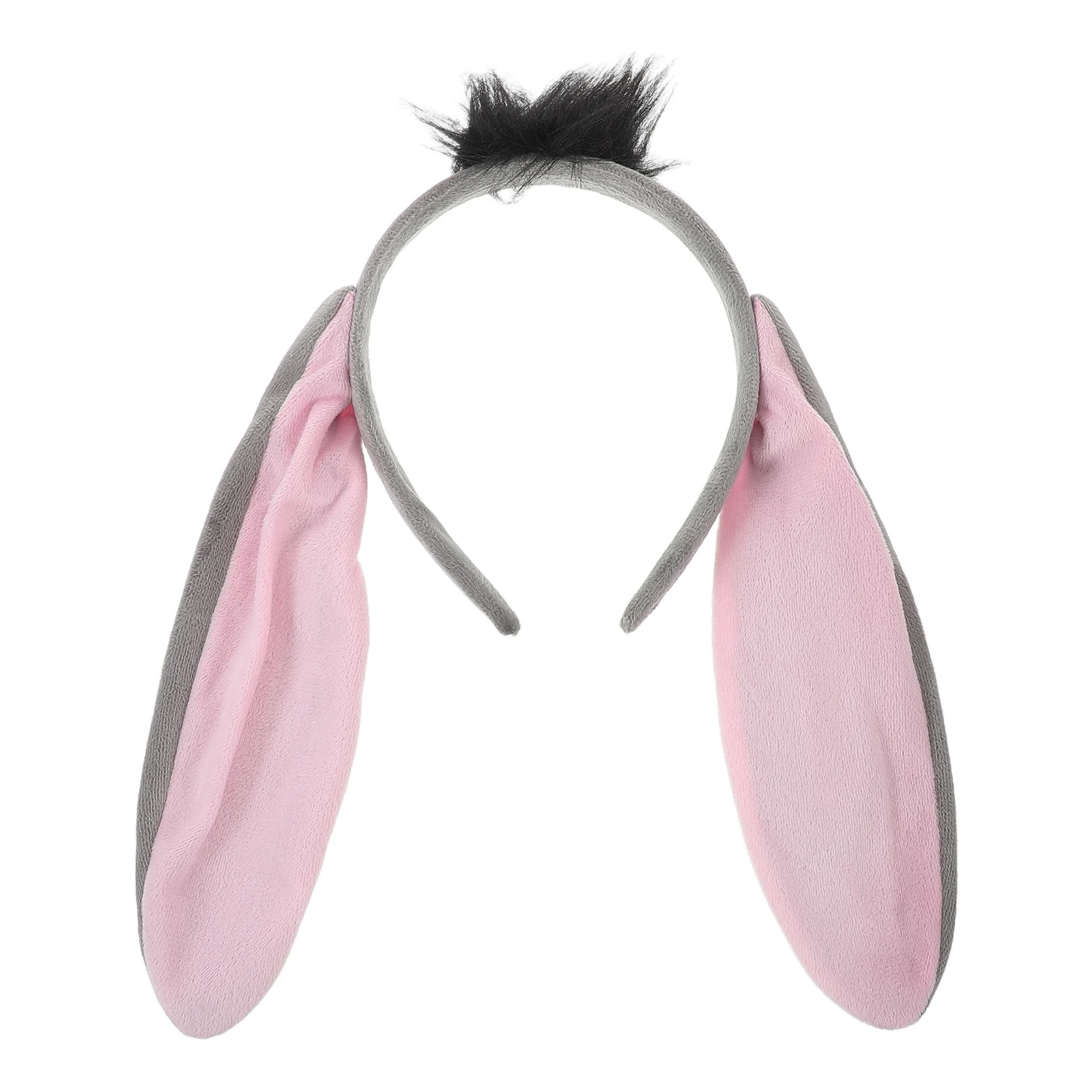 

Animal Hairband Headwear Cute Donkey Ear Design Masquerade Party Farm Halloween Costume Lightweight Comfortable