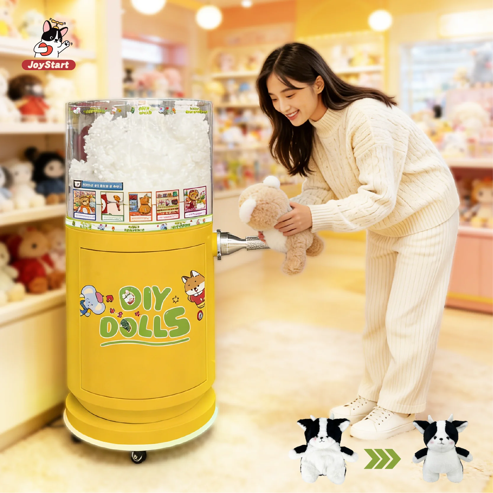 48kg Motor Textile Filling Machine For Teddy Bear PlushToy Stuffing Machine For Party Events 110V US Plug