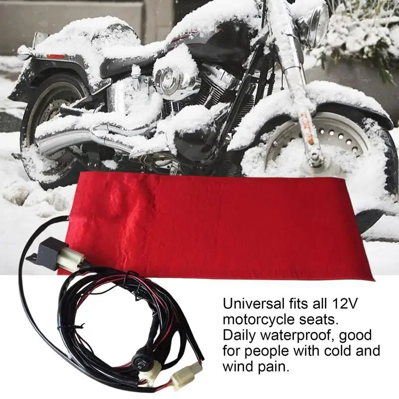 

Waterproof Heated Seat Kit Motorcycle Seat Heater Carbon Fiber Seat Heater Kit for Motorcycle ATV UTV