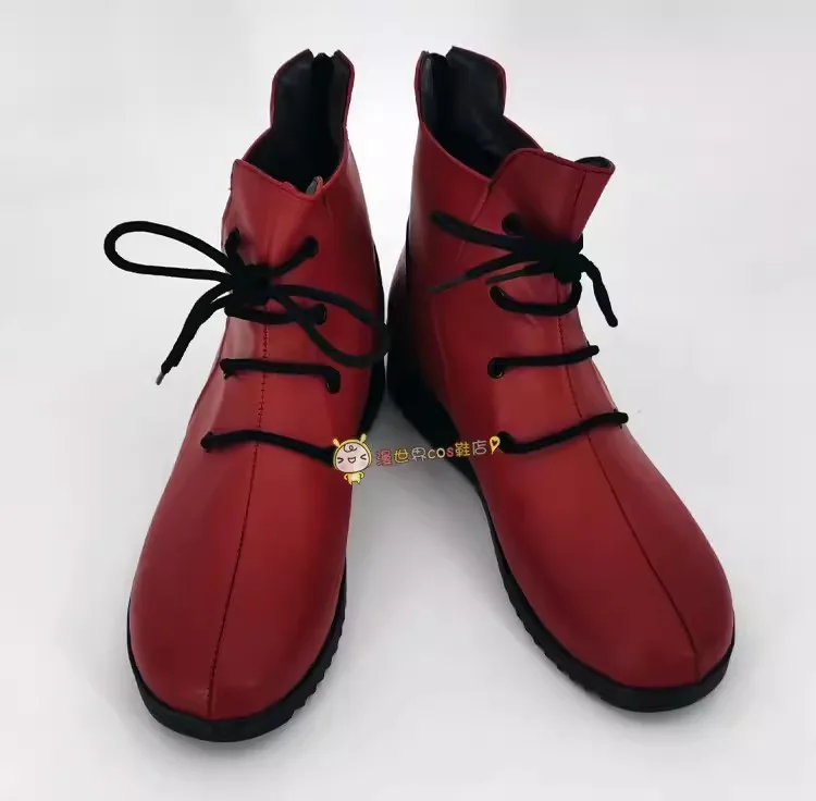 Itadori Yuji Cosplay Chaussures pour la ixd'Halloween, Jujutsu Kaimmense Anime Bottes Courtes Rouges, Accessoires de Costume