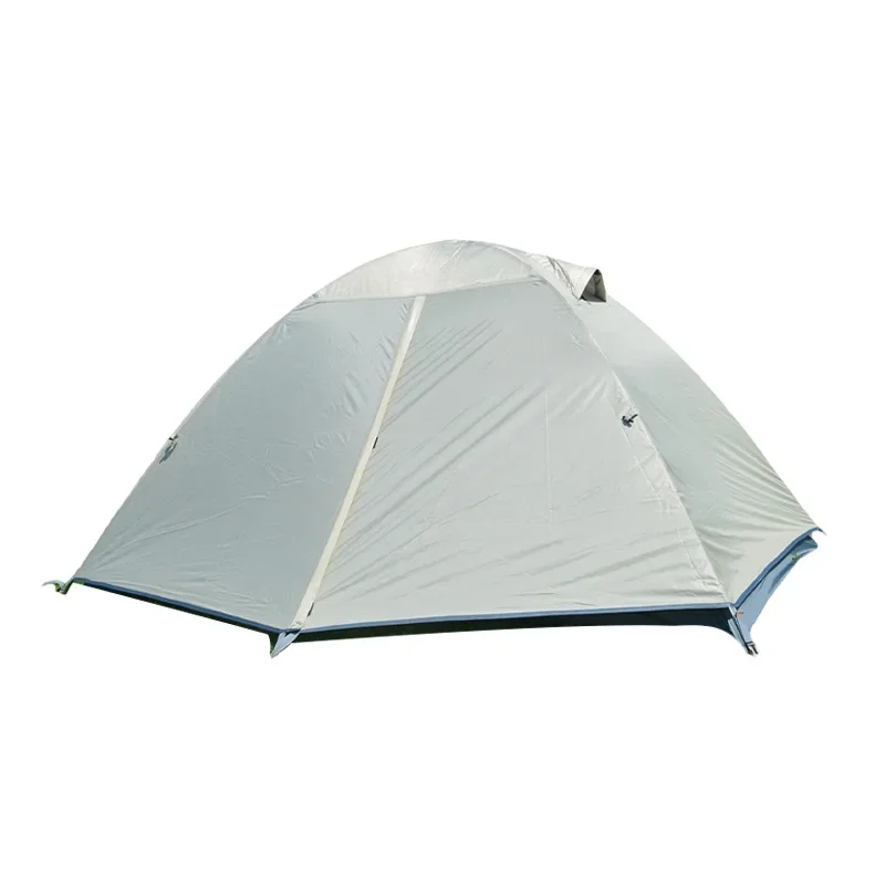 

Outdoor Tent Portable Lightweight Hiking Cycling Mountaineering Rainproof Windproof Aluminum Rod Three Seasons Double Camping