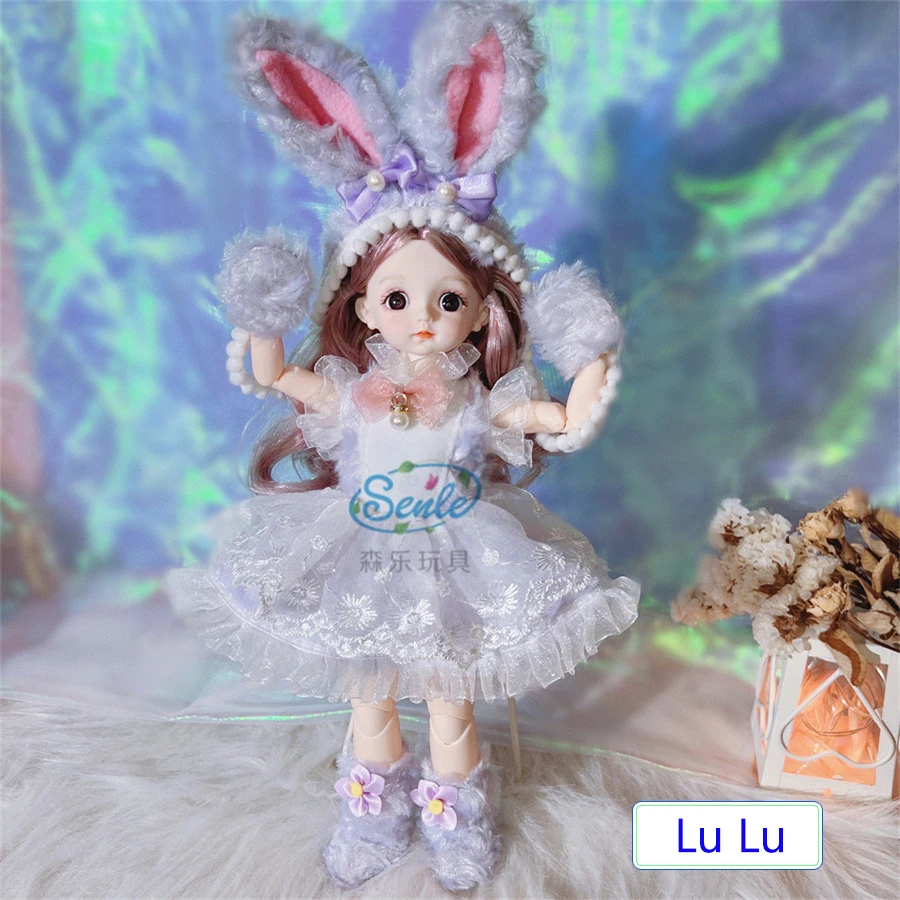30 cm Puppe mit Kleidung für Kinderspielzeug Mädchen 6 bis 10 Jahre 1/6 Kleidung für BJD-Puppen Puppenhaus-Zubehör – Detail 5