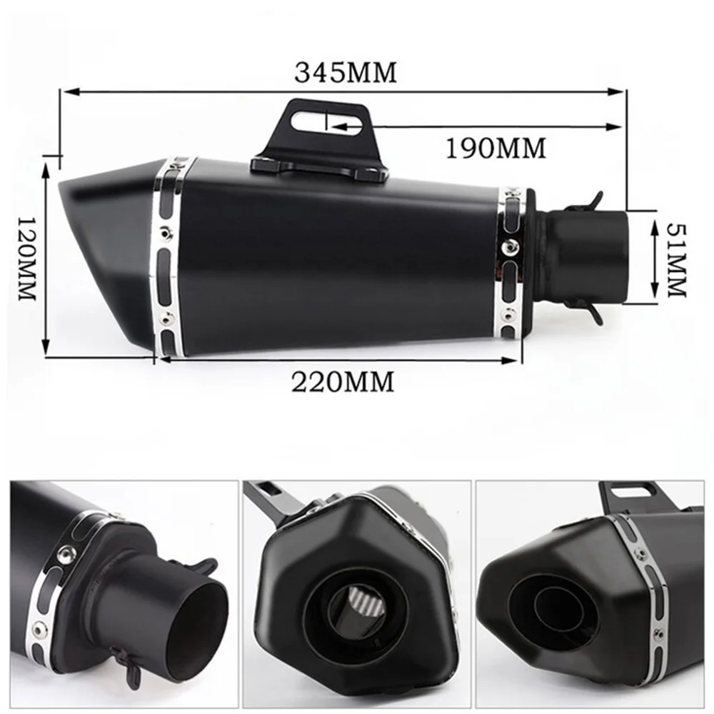 Für Honda CBR650 CBR650F CB650F 2014-2022 Auspuff-Vorderrohr Schalldämpfer Komplettes Auspuffsystem Auspuffrohre – Detail 2