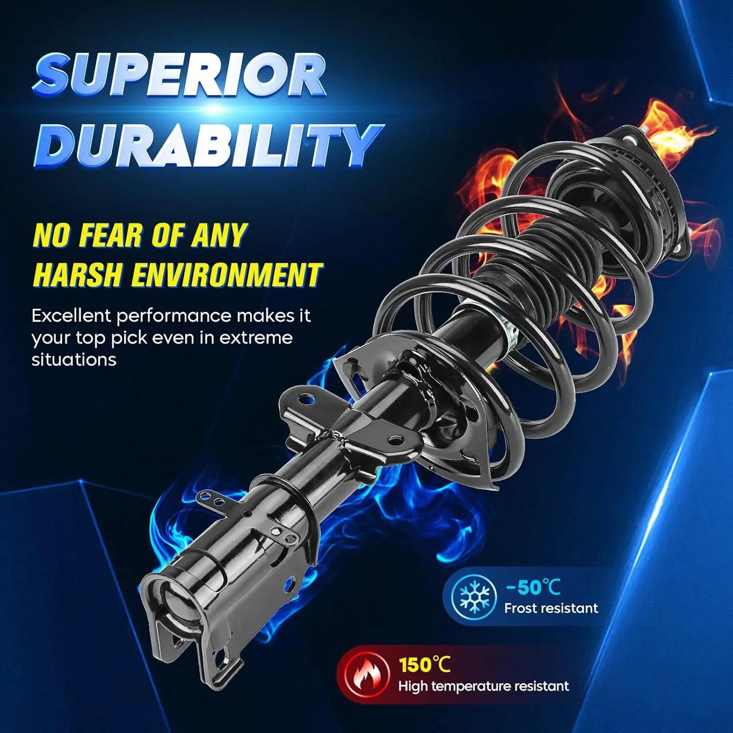 171128 171128L puntales y resorte delanteros izquierdo derecho para Chrysler Town & Country 2008 - 2016 2008 - 2019 Dodge Grand Caravan 171128R