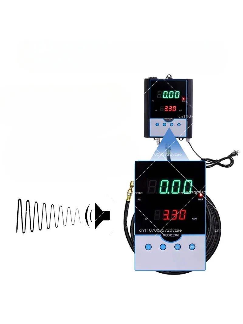 Auto Automatic Tire Inflator Wall Mounting Digital Display Inflator Pump Tire Workshop Autore Paratur Factory