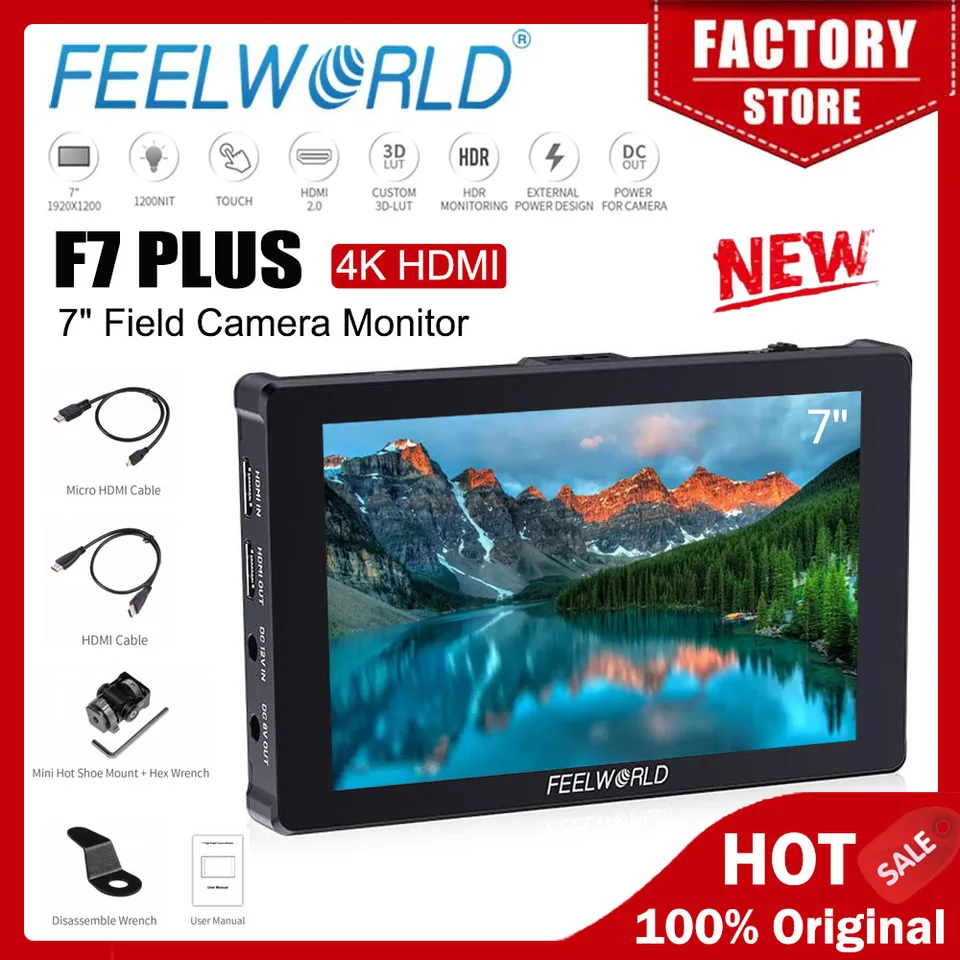 FEELWORLD F7 PLUS 7 インチ DSLR カメラ フィールド モニター タッチ