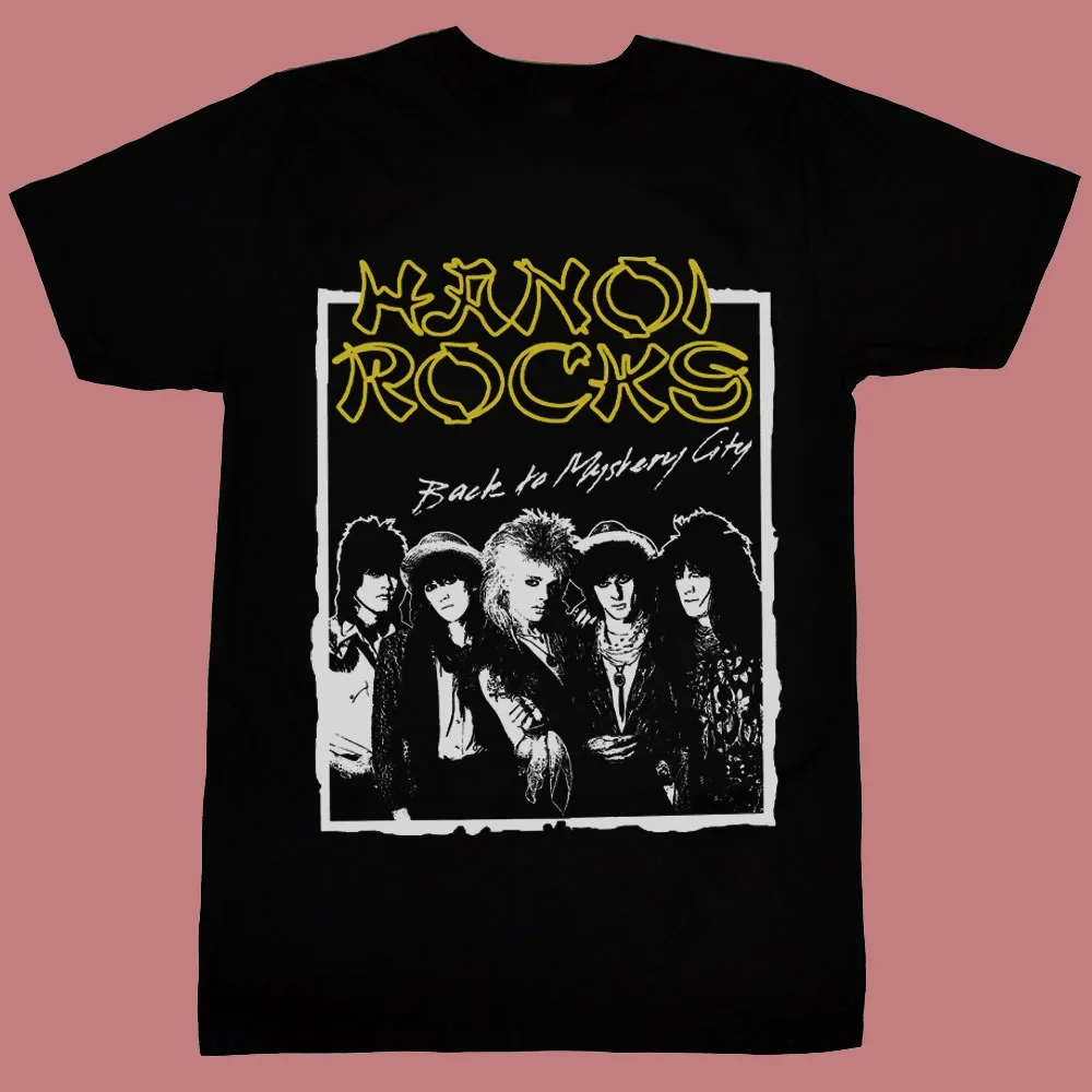 New Hanoi Rocks Back To Mystery City Black All Size Unisex Shirt AC177