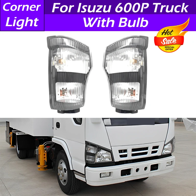 

8-98010891-0 8-98010892-0 Car Front Bumper Corner Light Turn Signal Light Side Light Side Marker Fog Light For Isuzu 600P Truck