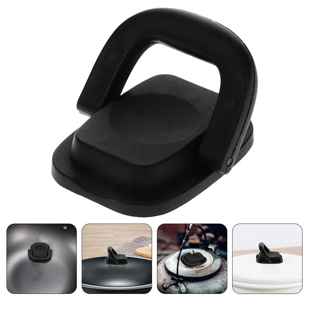 

5Pcs Foldable Plastic Pot Lid Handle Replacement Universal Scald Proof Knob Sturdy Reusable Cover Top for Compact Kitchen Use