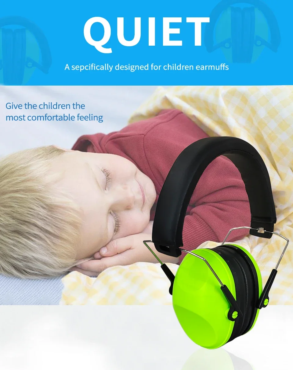 ZOHAN-Kids Protective Earmuffs,Baby Noise Blocking Defenders,Safety Hearing Protectors,Ear muffs for Autism Children SNR 28dB