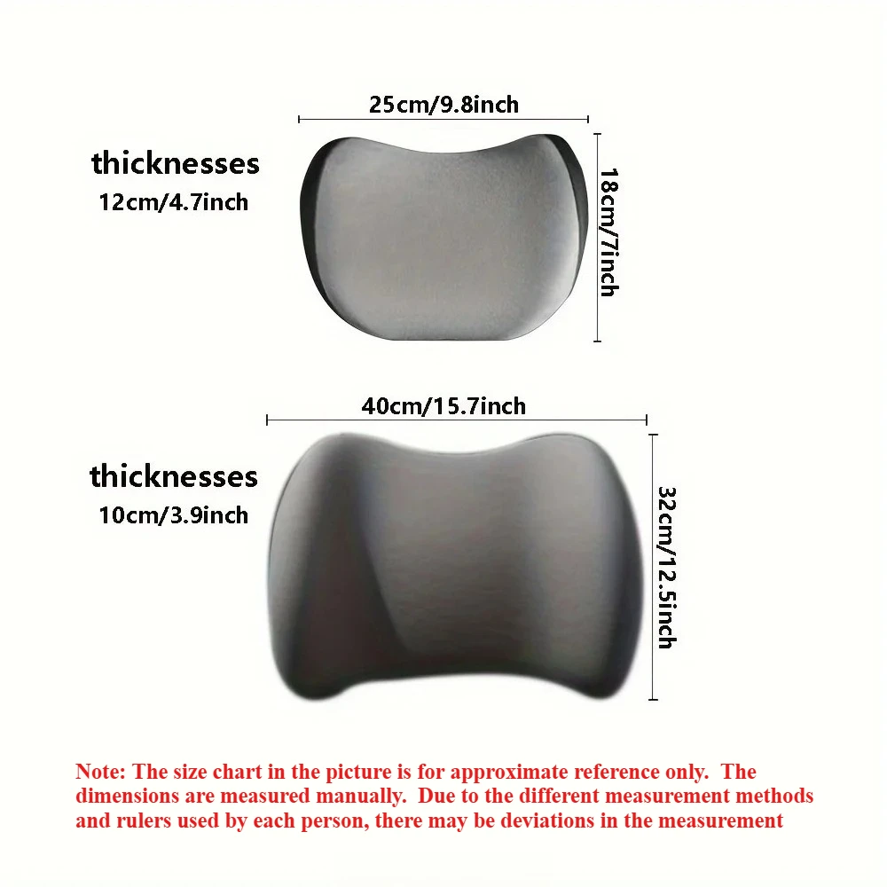 سيارة الرقبة وسادة حامي رغوة الذاكرة السيارات مسند الرأس بالمقعد وسادة لينة الخصر وسادة سيارة الرقبة وسادة مسند الظهر كرسي داعم للفقرات القطنية