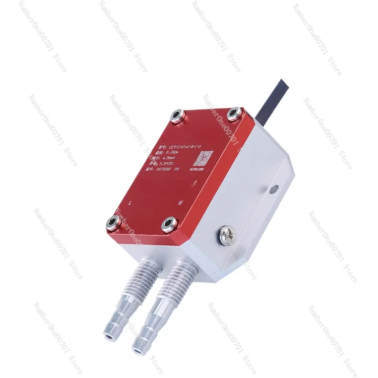 

Micro Differential Pressure Transmitter Air Pressure Sensor Inlet 4-20mA 0-10vdc RS485