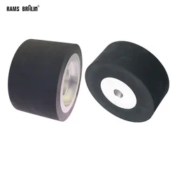 120x50mm/75mm Rubber Contact Wheel Belt Grinder Replacement Support Drawing Customization