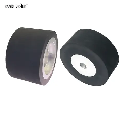 고무 접촉 휠 벨트 연마기 교체 지지대, 도면 맞춤 제작, 120x50mm, 75mm