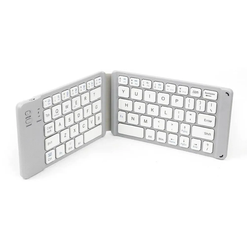 Universal Mini Wireless Keyboard Folding Rechargeable Bluetooth Keyboard Slim Silent Keyboard For IOS/Windows/Android