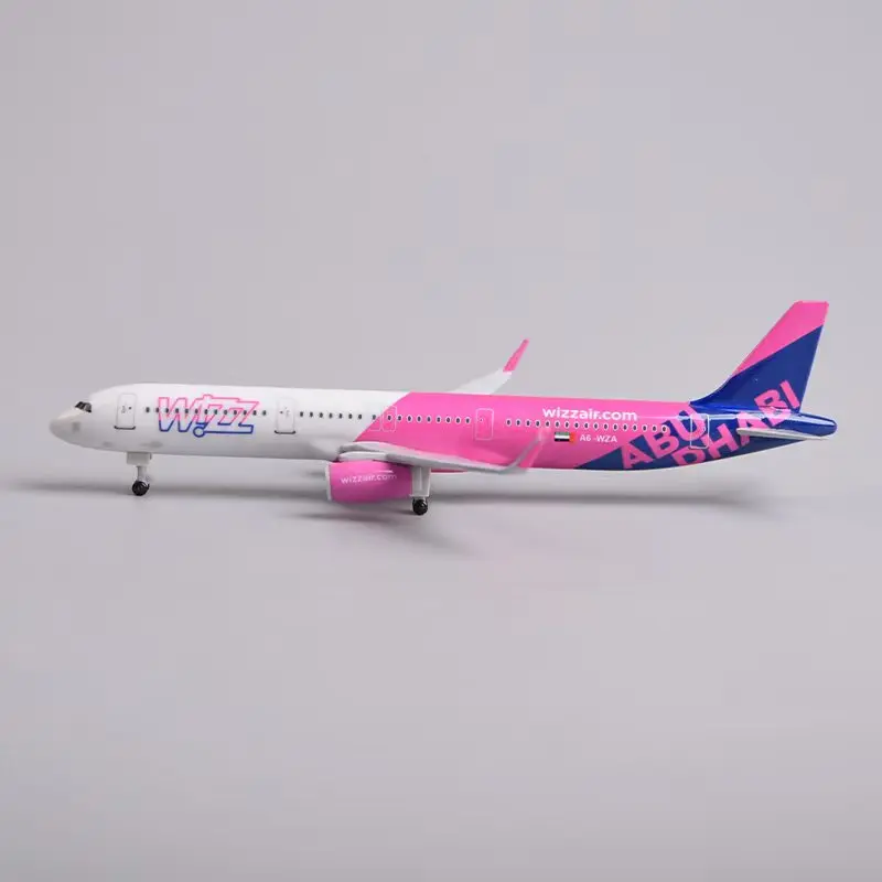 20cm 321 wizz Airplane Model WIZZ AIR A321 Aircraft miniature plane alloy Metal Airplane Scale 1 400 Collected Gift