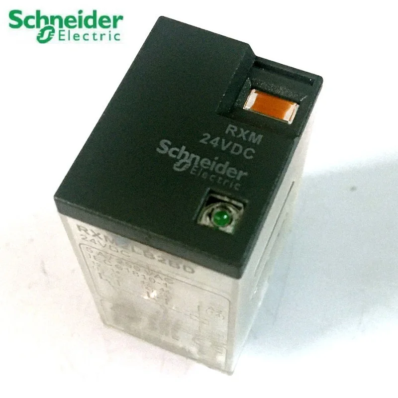 Imagem -02 - Schneider-electric-relés Led Plug-in Miniatura Rxm Eletromagnético Peças Rxm4l 4co 3a 12 Vdc110 Vdc 24 Vac230 Vac