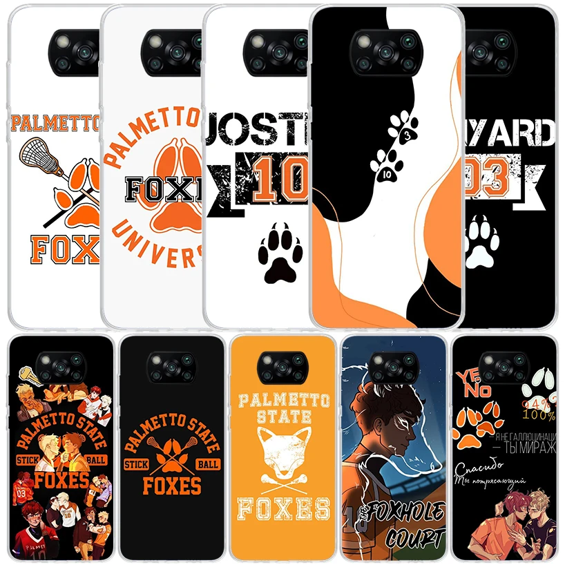 Andreil All For The Game Palmetto State Foxes Phone Case For Xiaomi Poco X6 X5 X4 X3 Nfc F6 F5 Pro F4 Gt F3 F2 F1 M5S M4 M3 M2 S