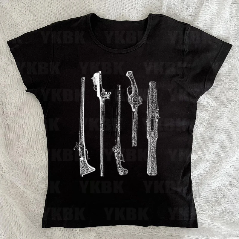 Graficzne, codzienne koszulki z długim rękawem w stylu Harajuku z nadrukiem anime, vintage, damskie, trashy, Y2k, lata 2000, topy, gotyckie, cool girl, białe, czarne, baby.