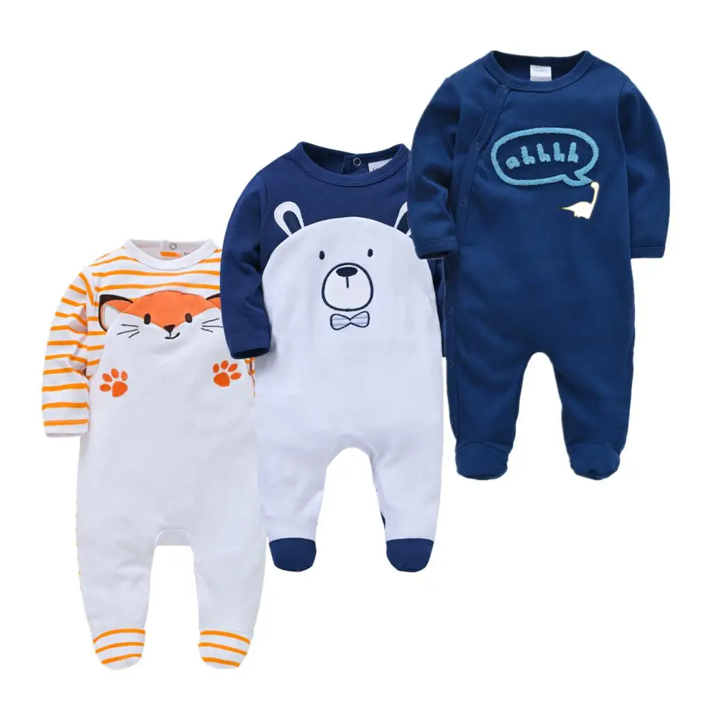 

New Born Pijamas Baby Cotton Cartoon Toddler Pajamas Boy Clothes Newborn Baby Girl Clothing Infant Jumpsuit for Baby Clothes