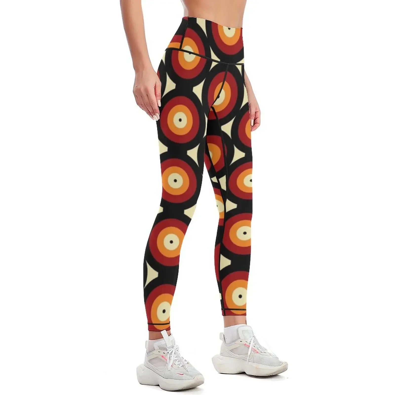 60s 70s Style - Retro Vintage- Mid-Century Modern Leggings Sweatpants harem pants Training pants workout shorts Womens Leggings
