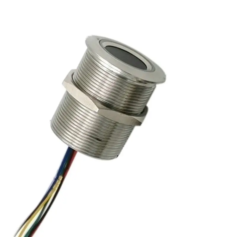 B44C 2X R503 Circular Round RGB Ring Indicator LED Control DC3.3V MX1.0-6Pin Capacitive Fingerprint Module Sensor, 32Mm