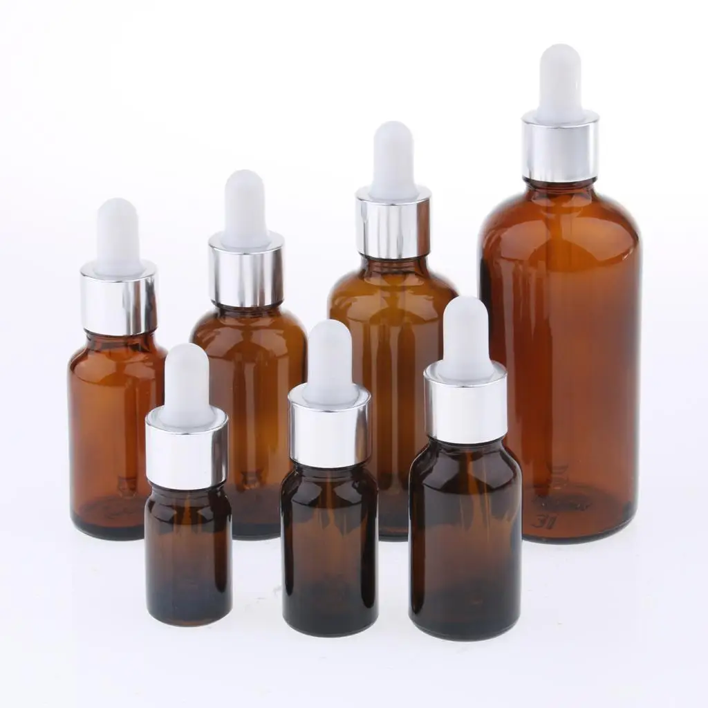 السفر، 6x، زجاجات قطارة فارغة، حاويات سائلة للعين لعطور الزيوت العطرية