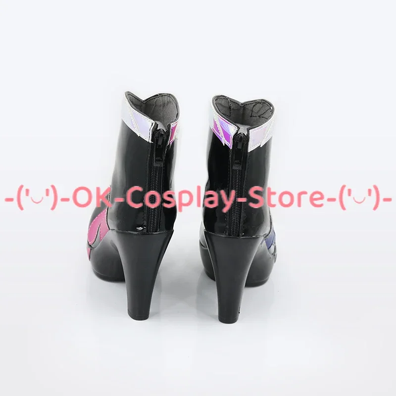 Jogo honkai impacto 3 pardoofelis cosplay sapatos de couro do plutônio botas de carnaval de halloween adereços feitos sob encomenda