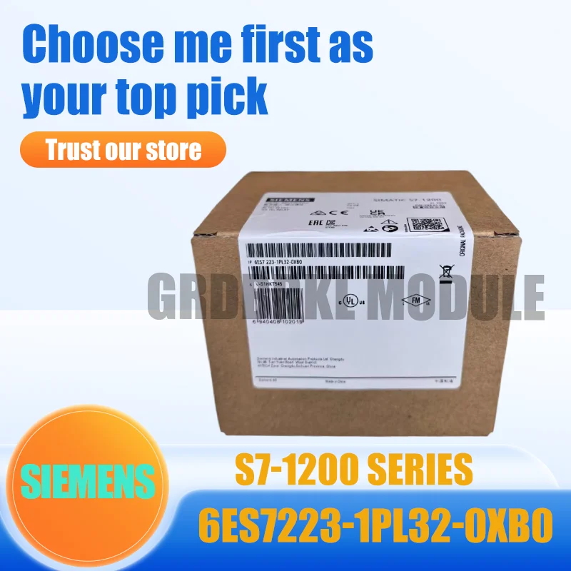 

New original SIEMENS S7-1200 digital I/O module 6ES7223-1PL32/1BL32/1PH32-0XB0