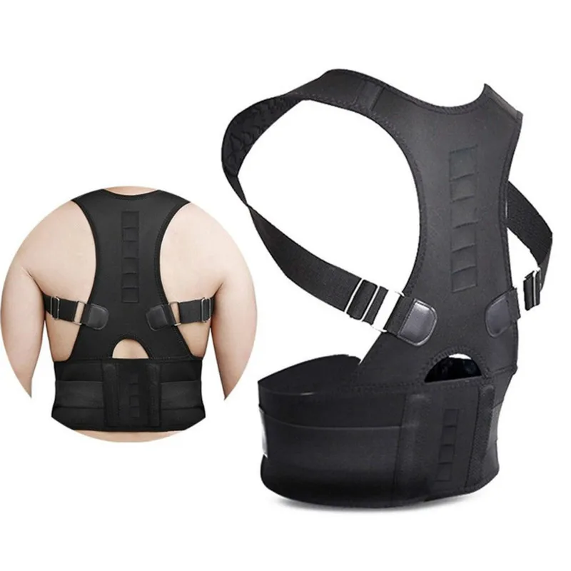 Magnetic Posture Corrector for Women Men Orthopedic Corset Back Support Belt Pain Back Brace Support Belt Magnets Therapy