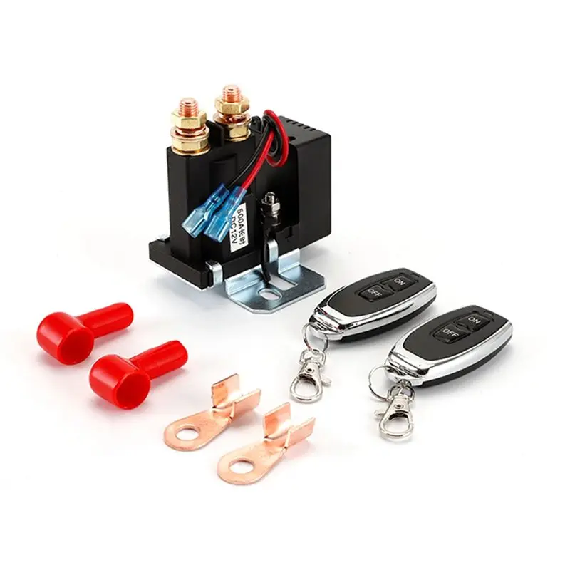 

ABWZ-Battery Switch Relay Remote Control Power Switch Quick Disconnect Isolation Switch Remote Switch 12V 500A Easy T